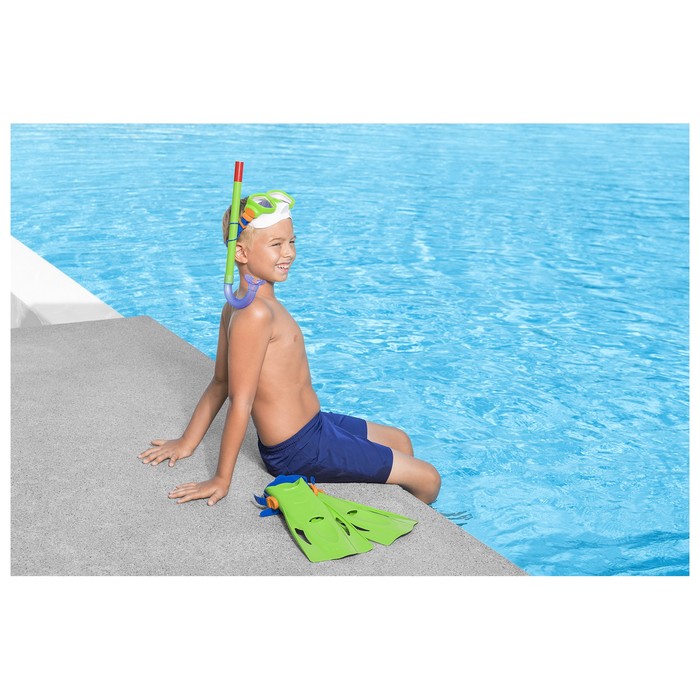 Набор для плавания SureSwim: маска, ласты, трубка, 7-14 лет, цвет МИКС, 25019 Bestway - фото 1911204836