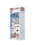 Бассейн каркасный Bestway Steel Pro MAX 56420, 366×122 см, фильтр-насос, лестница, тент, круглый - Фото 13