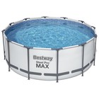 Бассейн каркасный Steel Pro MAX, 366 х 122 см, фильтр-насос, лестница, тент, 56420 Bestway - Фото 4