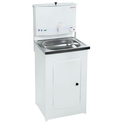 Умывальник "Акватекс", с ЭВН, нержавеющая мойка, 1250 Вт, 17 л, белый