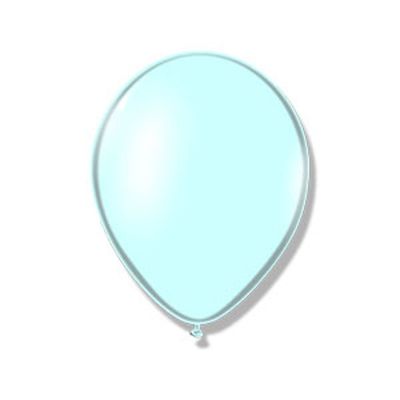 Шар латексный 14", пастель, набор 50 шт., Sky Blue