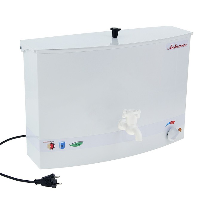 Бак настенный «Акватекс», с ЭВН, 1250 Вт, 17 л, полный 20 л, белый - Фото 1