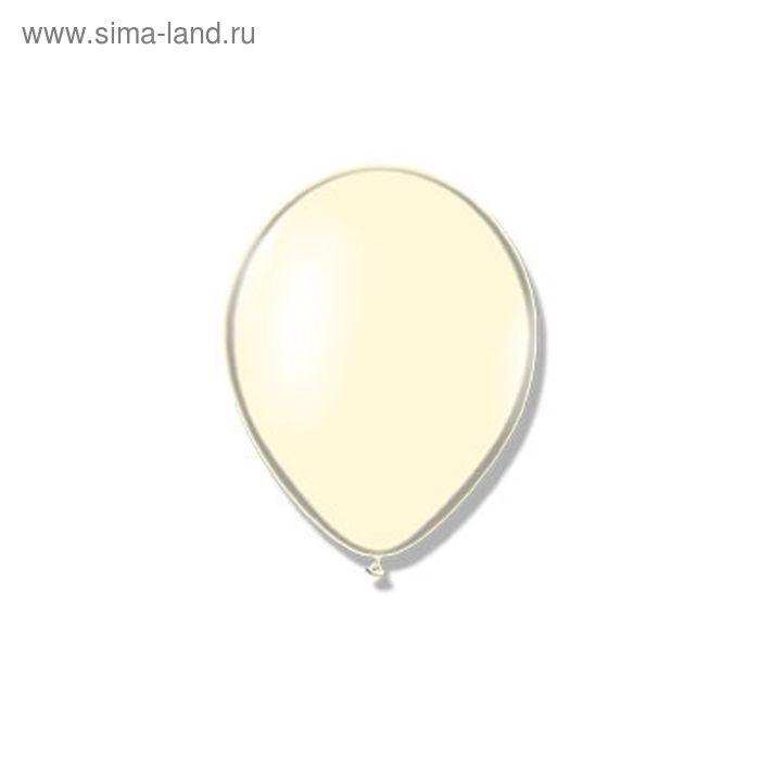 Шар латексный 14", пастель, набор 50 шт., Vanilla - Фото 1