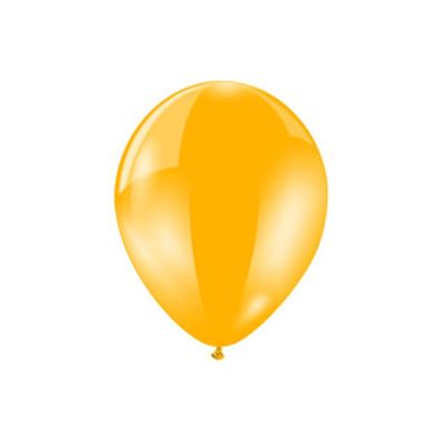 Шар латексный 14", кристалл, набор 50 шт., Orange