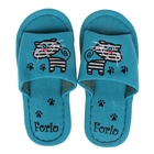 Тапочки детские Forio, размер 32, цвет бирюзовый (арт.128-4164-1 Н) - Фото 1