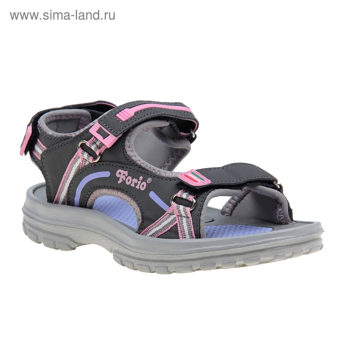 Туфли пляжные детские Forio арт. 258-5602 (серый) (р. 35) - Фото 1