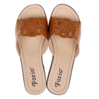 Туфли летние открытые женские Forio, цвет коричневый, размер 39, высота танкетки 5 см (арт. 35523-401-3) - Фото 2