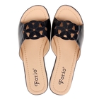 Туфли летние открытые женские Forio, цвет чёрный, размер 40, высота танкетки 5 см (арт. 35523-401-2) - Фото 2