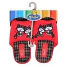 Тапочки детские Forio, размер 33, цвет красный (арт.128-2084) - Фото 4