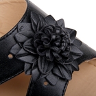 Туфли летние открытые женские Forio, цвет чёрный, размер 39, высота танкетки 5 см (арт. 35523-406-3) - Фото 4