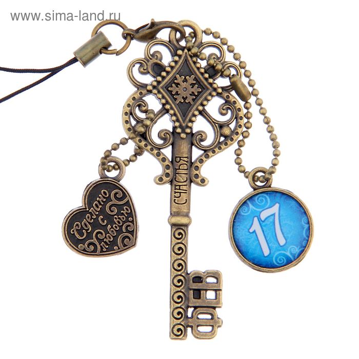 Ключ сувенирный "17 Февраля", серия 365 дней - Фото 1