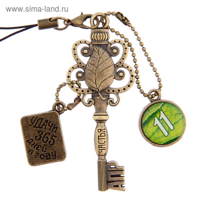 Ключ сувенирный "11 Апреля", серия 365 дней - Фото 1