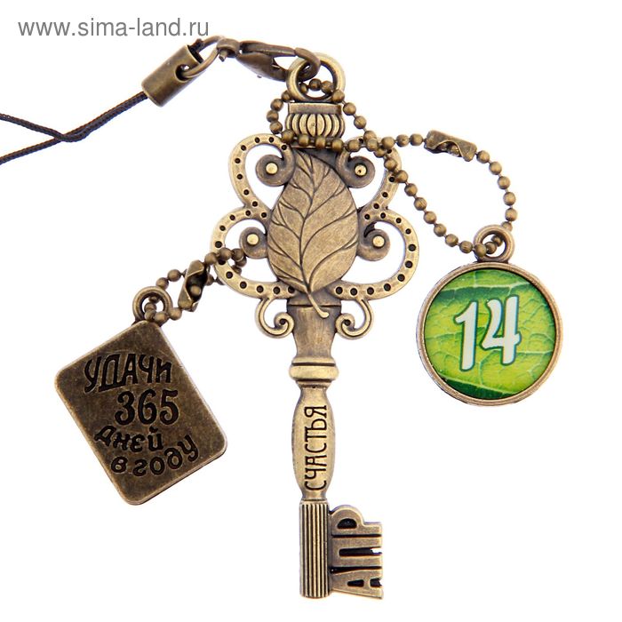 Ключ сувенирный "14 Апреля", серия 365 дней - Фото 1