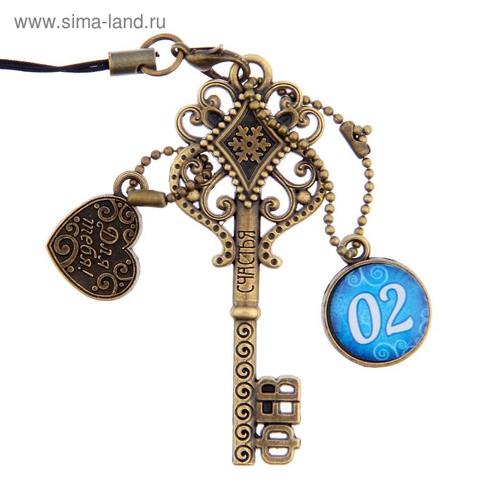 Ключ сувенирный "2 Февраля", серия 365 дней - Фото 1