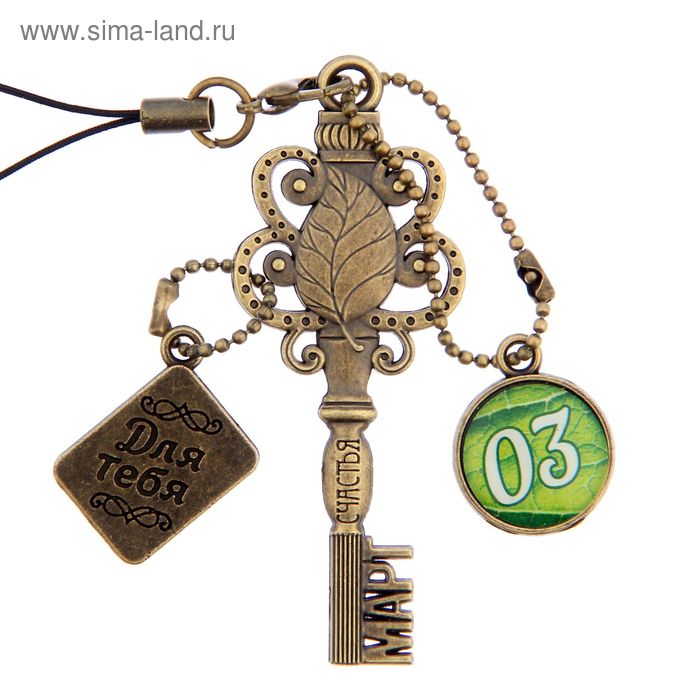 Ключ сувенирный "3 Марта", серия 365 дней - Фото 1