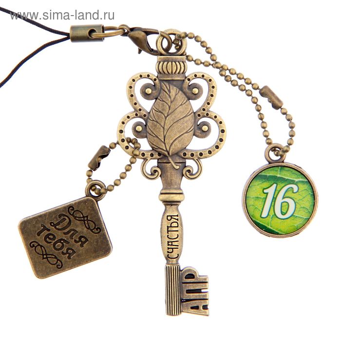 Ключ сувенирный "16 Апреля", серия 365 дней - Фото 1