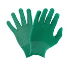 Перчатки рабочие, х/б, с нейлоновой нитью, с ПВХ точками, размер 8, зелёные, Greengo - Фото 2
