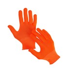 Перчатки рабочие, х/б с нейлоновой нитью, с ПВХ точками, размер 8, оранжевые, Greengo - фото 317898334