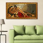 Гобеленовая картина  "Клеопатра и лев"  83*44см - Фото 1