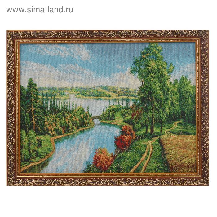 Гобеленовая картина  "Тайга"  30*40см - Фото 1