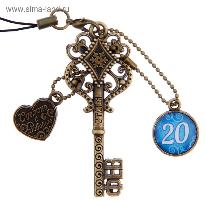 Ключ сувенирный "20 Февраля", серия 365 дней - Фото 1