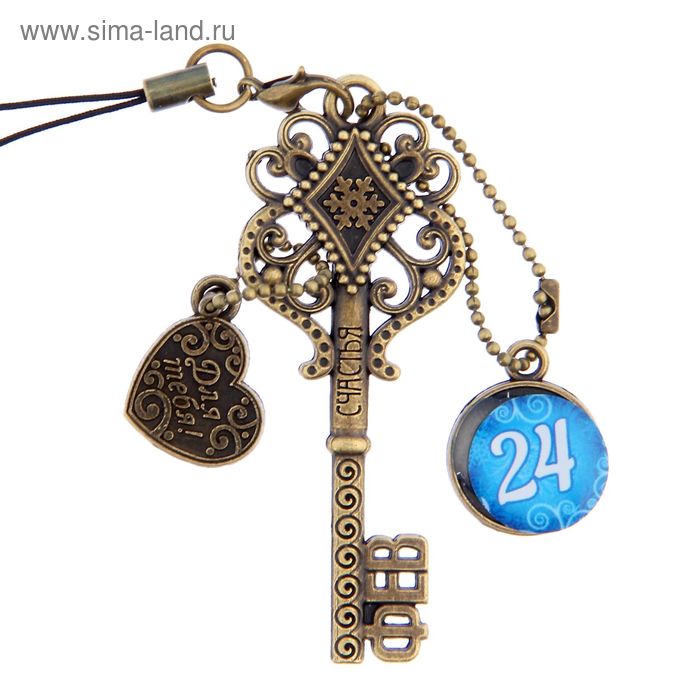 Ключ сувенирный "24 Февраля", серия 365 дней - Фото 1