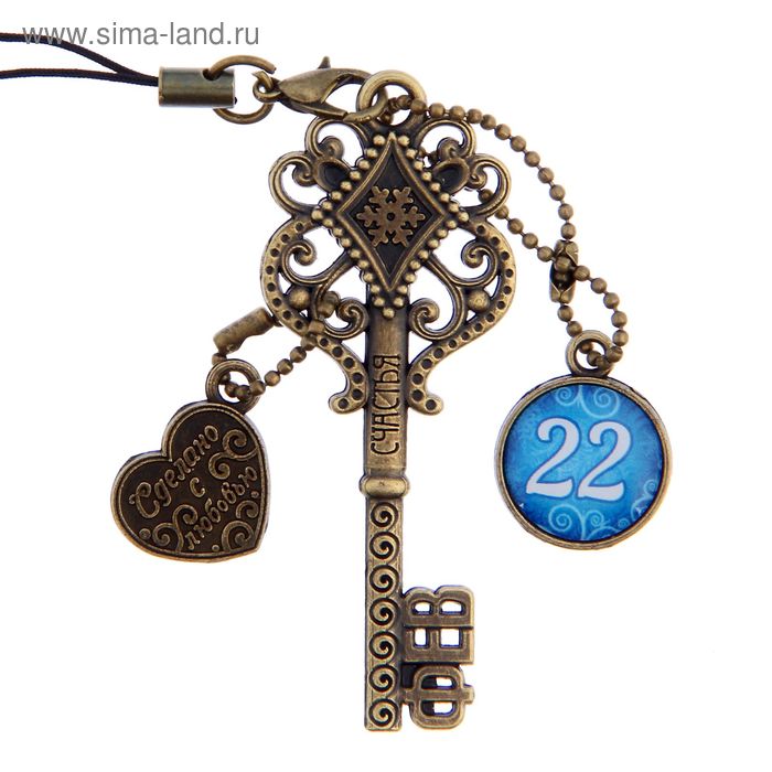 Ключ сувенирный "22 Февраля", серия 365 дней - Фото 1