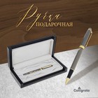 Ручка подарочная, перьевая, в кожзам футляре, бронза с золотом, «Сакура» - Фото 1