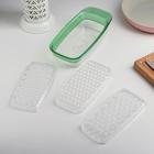 Тёрка «Мультивитаминная», 21×11,5×5,5 см, с контейнером, 3 насадки, цвет МИКС - Фото 2