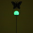 Штекер садовый "Бабочка" 11*51 см светящийся - Фото 6