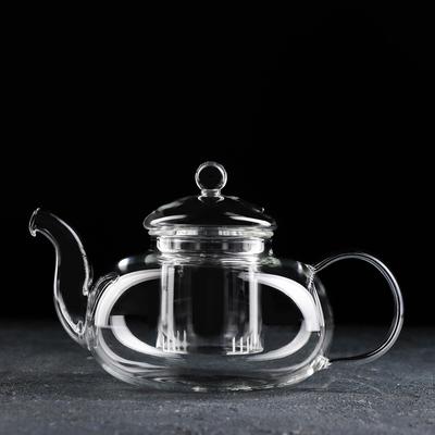 Чайник заварочный со стеклянным ситом Доляна «Валенсия», 800 мл