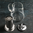 Чайник стеклянный заварочный с металлическим ситом «Эгла», 750 мл - Фото 2