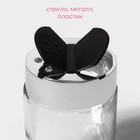 Солонка Доляна «Классик», 140 мл, 4×5×10.5 см, стекло, прозрачная - Фото 5