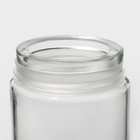 Солонка стеклянная Доляна «Классик», 140 мл, 4×5×10,5 см - фото 9503353