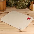 Набор для бани «Будёновец», 3 предмета: шапка, коврик, рукавица - Фото 13