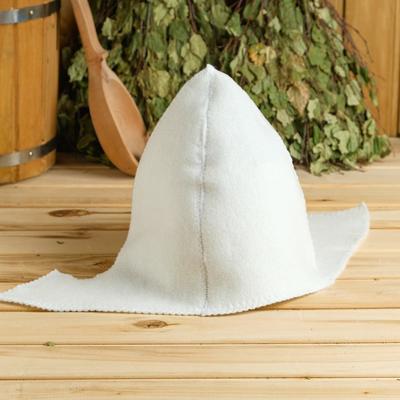 Набор для бани «Будёновец», 3 предмета: шапка, коврик, рукавица