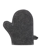 Набор для бани «Лётчик», 3 предмета: шапка, коврик, рукавица, шерсть 30%, полиэфир 70%, серый, «Добропаровъ» 1338112