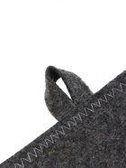 Набор для бани «Лётчик», 3 предмета: шапка, коврик, рукавица, шерсть 30%, полиэфир 70%, серый, «Добропаровъ» - Фото 18