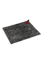 Набор для бани «Буденовец», 3 предмета: шапка, коврик, рукавица, серый, «Добропаровъ» - Фото 2