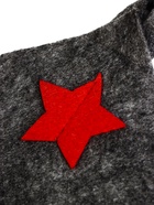 Набор для бани «Буденовец», 3 предмета: шапка, коврик, рукавица, серый, «Добропаровъ» - Фото 4