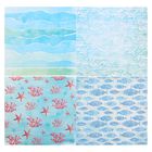 Набор бумаги для скрапбукинга «Моё море», 12 листов, 15 х 15 см, 180 г/м - Фото 4