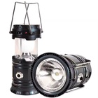 Фонарь кемпинговый аккумуляторный "Мастер К.", 1800 мАч, 7 LED, солнечная батарея, черный - Фото 3