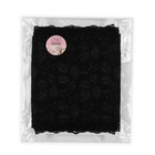 Кружево эластичное, 150 мм × 10 ± 1 м, цвет чёрный - Фото 3