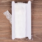 Кружево эластичное, 27 мм × 10 ± 1 м, цвет айвори - Фото 2