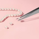 Набор пинцетов для рукоделия, прямой и изогнутый, 12. 5/13 см, 2 шт., цвет серебряный - Фото 3