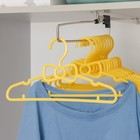 Плечики для одежды детские, размер 30-34, цвет МИКС - Фото 3