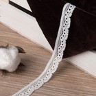 Кружево эластичное, 15 мм × 10 ± 1 м, цвет айвори - Фото 1