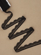 Кружево эластичное, 17 мм, 10±1 м, чёрное - Фото 2