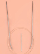 Спицы круговые, для вязания, с пластиковой леской, d=1.5 мм, 14/80 см, с иглой - Фото 2