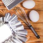 Венчик для взбивания Доляна «Помощник», 21×4.5 см, нержавеющая сталь, серебристый - Фото 3